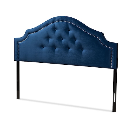 Cora Royal Blue Velvet Upholstered Full Size Headboard